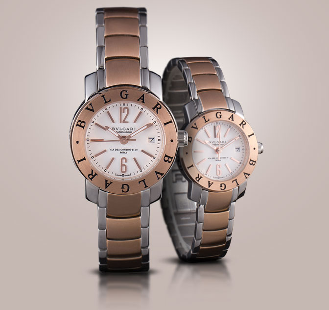 Replica Bvlgari Watch Carbon Gold
